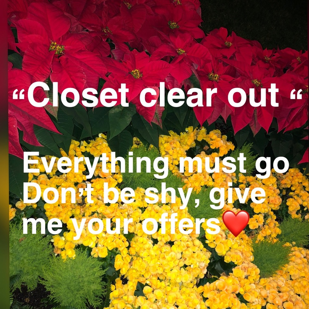 Closet clear out 💃🏼